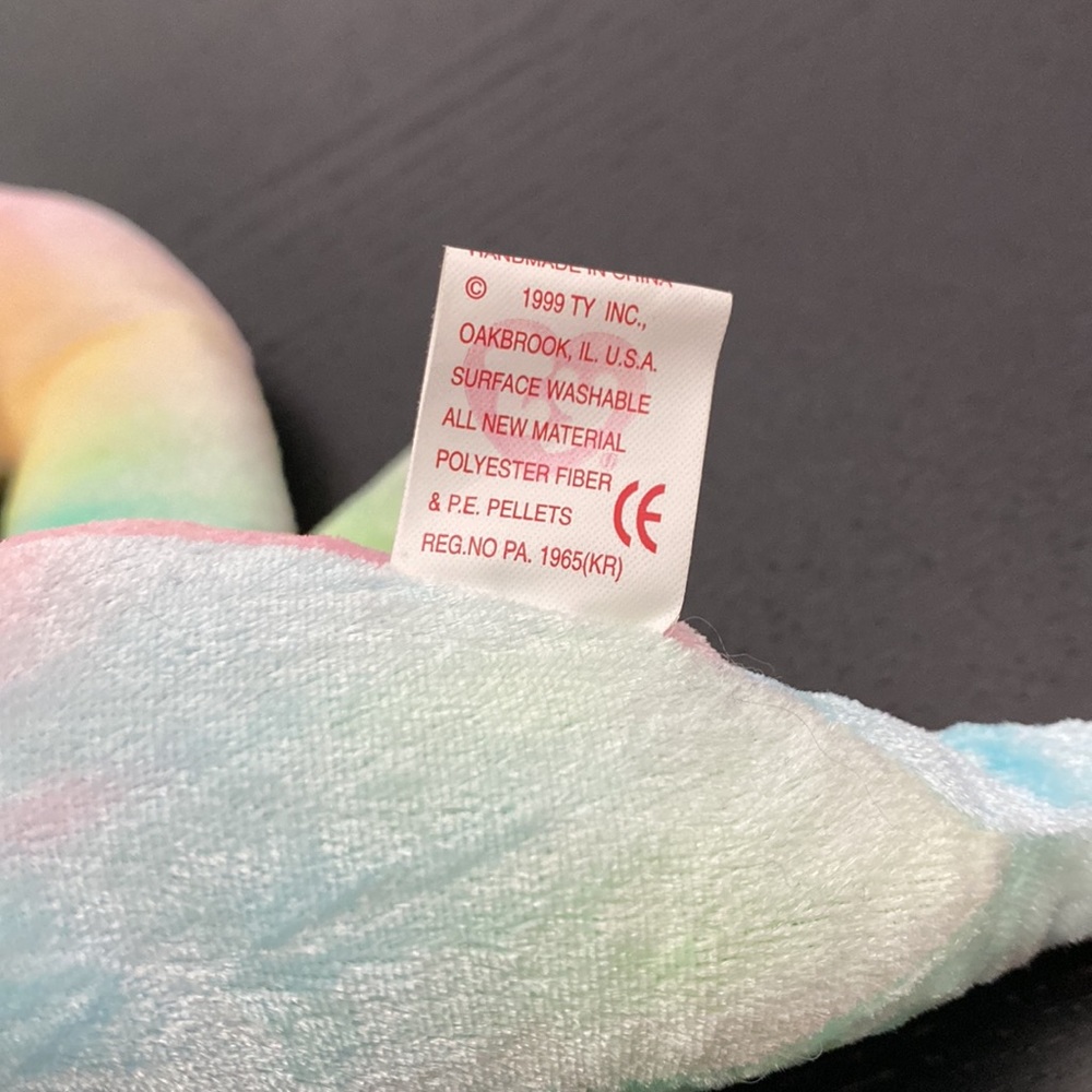 TY Beanie Baby “Neon” the Rainbow Seahorse - 1999 - Picture 4 of 6
